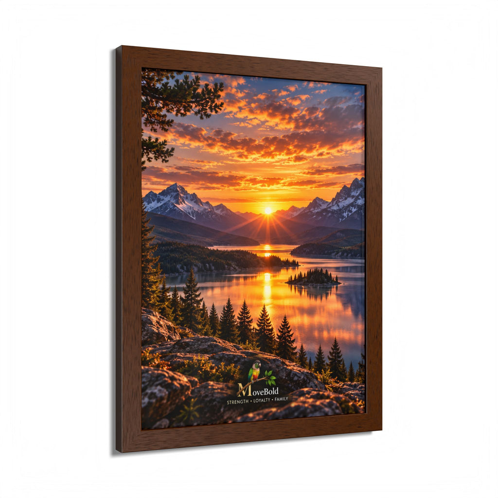 Framed Poster, Multi-Color