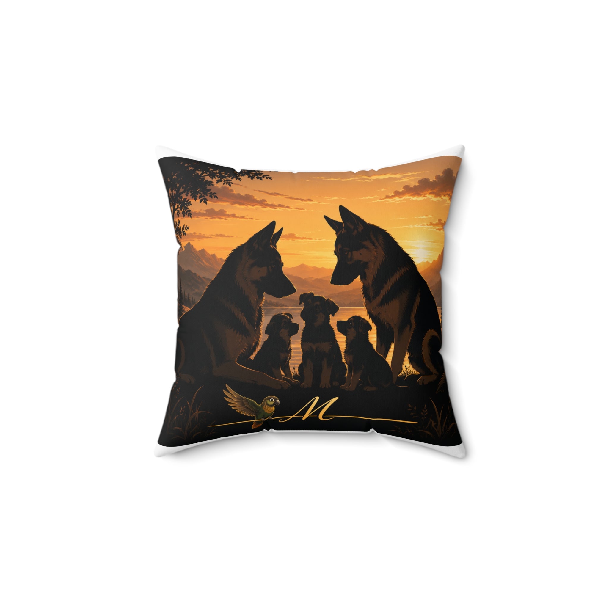Spun Polyester Square Pillow