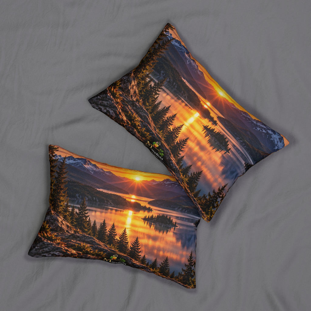 Spun Polyester Lumbar Pillow