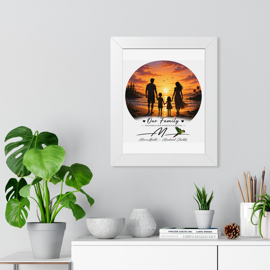 Family Framed Vertical Poster