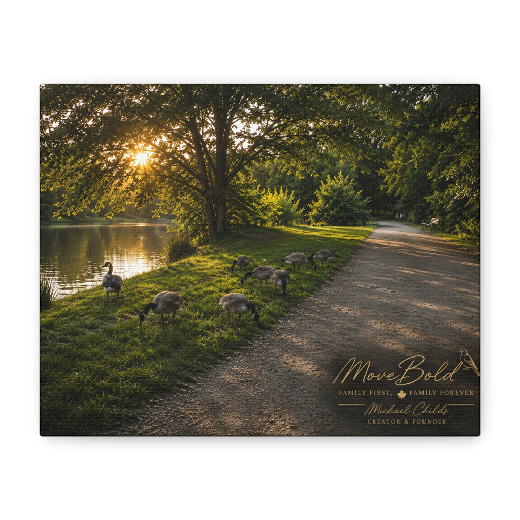 Walk in the park Matte Canvas, Stretched, 1.25"