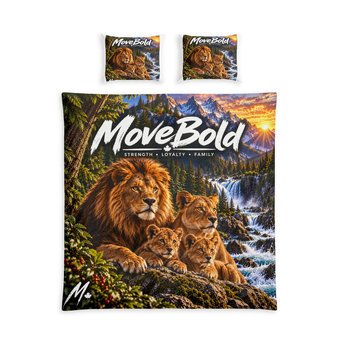 Cotton Bed Set Pride of the Lion